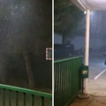 VIDEO Nevrijeme pogodilo i Vodice: 'Vjetar je razbacivao kante, sve je došlo u sekundi'