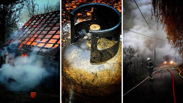 Gasili požar kraj Velike Gorice i uočili potencijalnu opasnost: 'U kući je bila plinska boca i meci!'