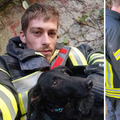 Gdje drugi ne bi stavili ruku, on se cijeli uvukao: Vatrogasac iz sićušnog procjepa spasio psića