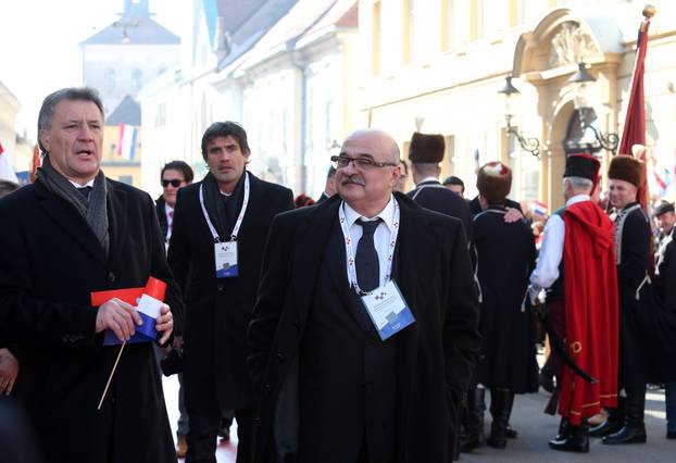 ARHIVA - 2015. Zagreb: Dolazak uzvanika na sve?anu inauguraciju Kolinde Grabar Kitarovi?