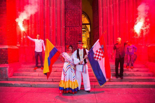 Ja navijam za Kolumbiju, ona za Hrvatsku, zajedno za Osijek