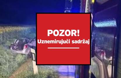 Prve fotografije s mjesta užasa: Ovdje je poginulo dvoje djece. Bila su na zadnjem sjedalu...
