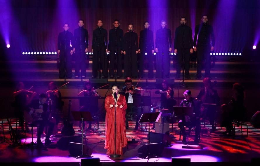 Zagreb: Nina Badrić održala koncert u Lisinskom