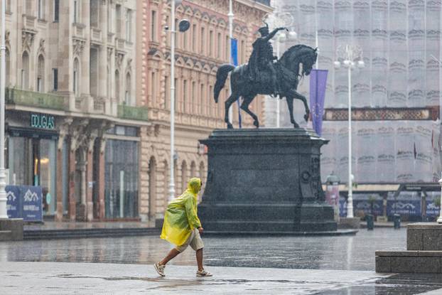 Kišovito vrijeme u Zagrebu