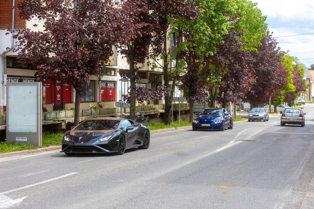 FOTO Kroz Gospić protutnjalo 50  nabrijanih Lamborghinija