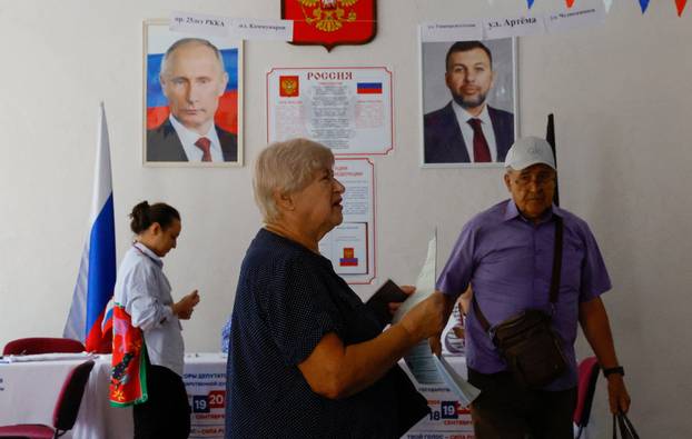Russia's parliamentary election held in Donetsk amid Russia-Ukraine conflict