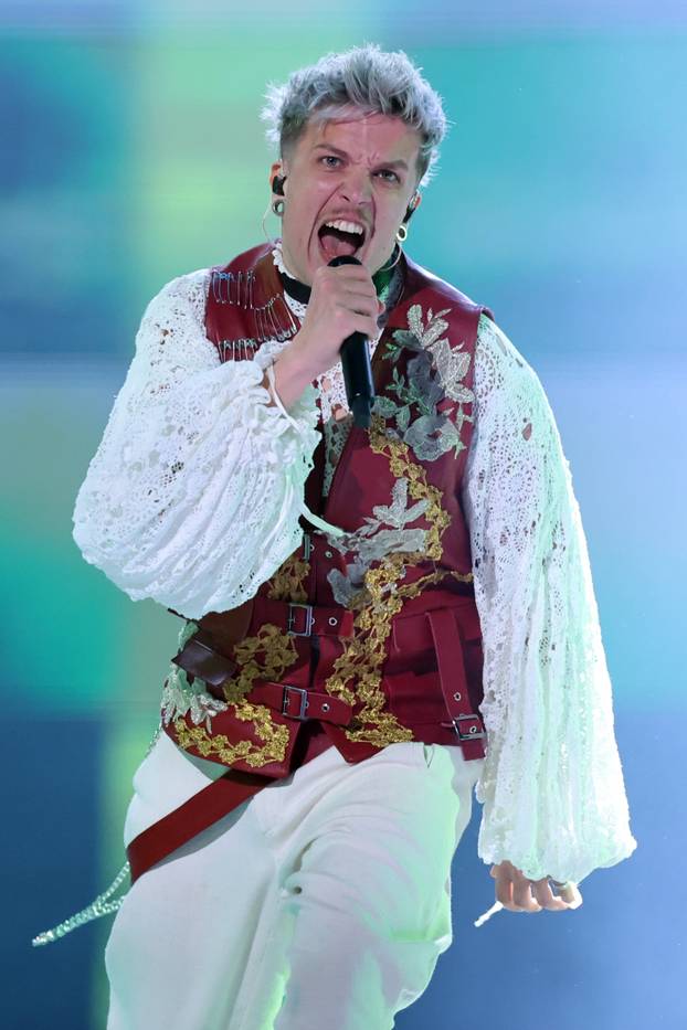 Malmo:  Baby Lasagna na generalnoj probi uoči finalne večeri Eurosonga 