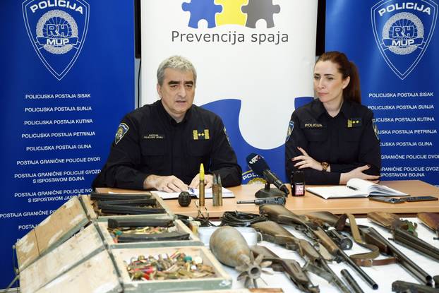 Petrinja: Policija predstavila rezultate kampanje "Manje oružja, manje tragedija"