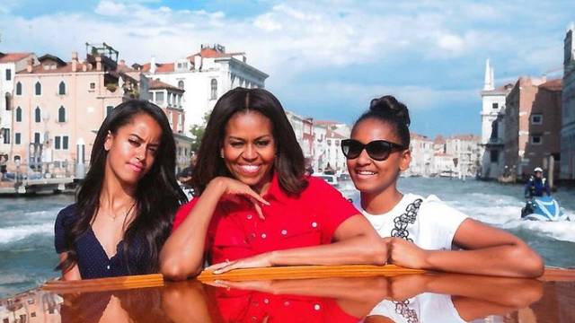 Uživa na putovanju: Michelle Obama odvela kćeri u Veneciju