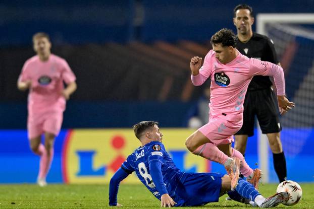 Zagreb: UEFA Europska liga, grupna faza, 4. kolo, GNK Dinamo - Celta Vigo