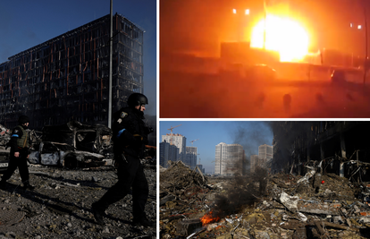 Kamere su snimile ruski napad na trgovački centar u Kijevu, ljudi zarobljeni pod ruševinama