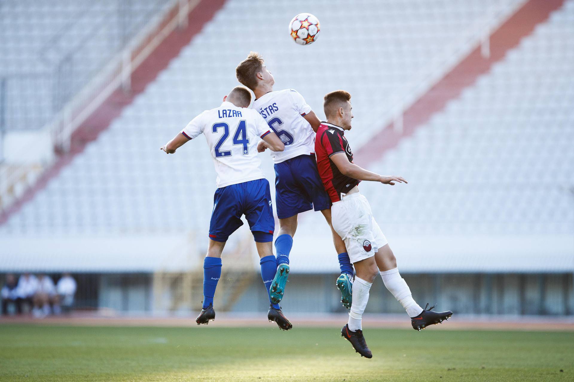 Uzvratna utakmica prvog kola Lige prvaka mladih, Hajduk - Škendija