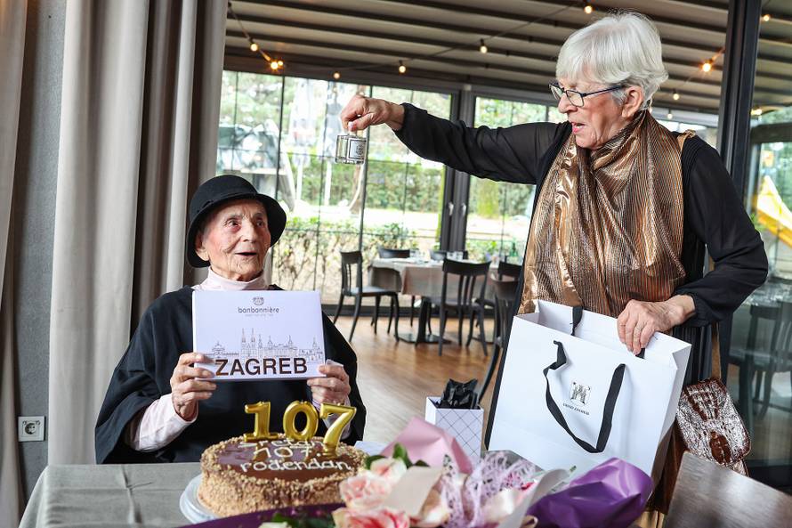 24SATA Proslava 107. ro?endana Ivke Br?i?, najstarije Zagrep?anke