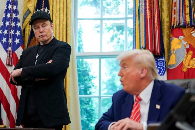 File Photo: US President Donald Trump and Elon Musk Attend A Press Conference at the White House