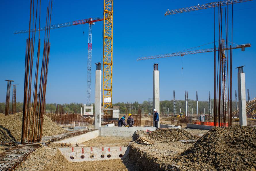 Gradi li se gradi: Osijekov novi stadion ne zaustavlja ni korona