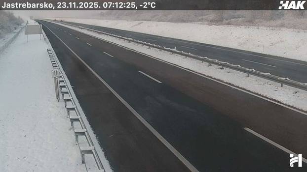 HAK: Snijeg ne pada, autoceste su očišćene. Upozorenje za ove dijelove Hrvatske