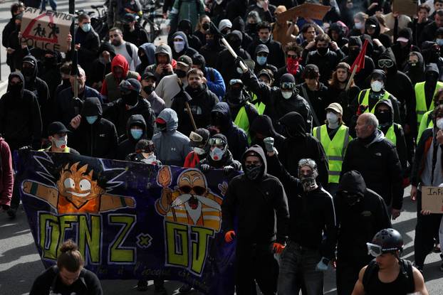 Nationwide protests in France against the cost of living