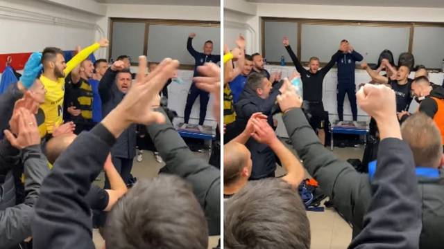 Bjelica najglasniji na Poljudu: Pogledajte ludnicu iz svlačionice nakon pobjede protiv Hajduka