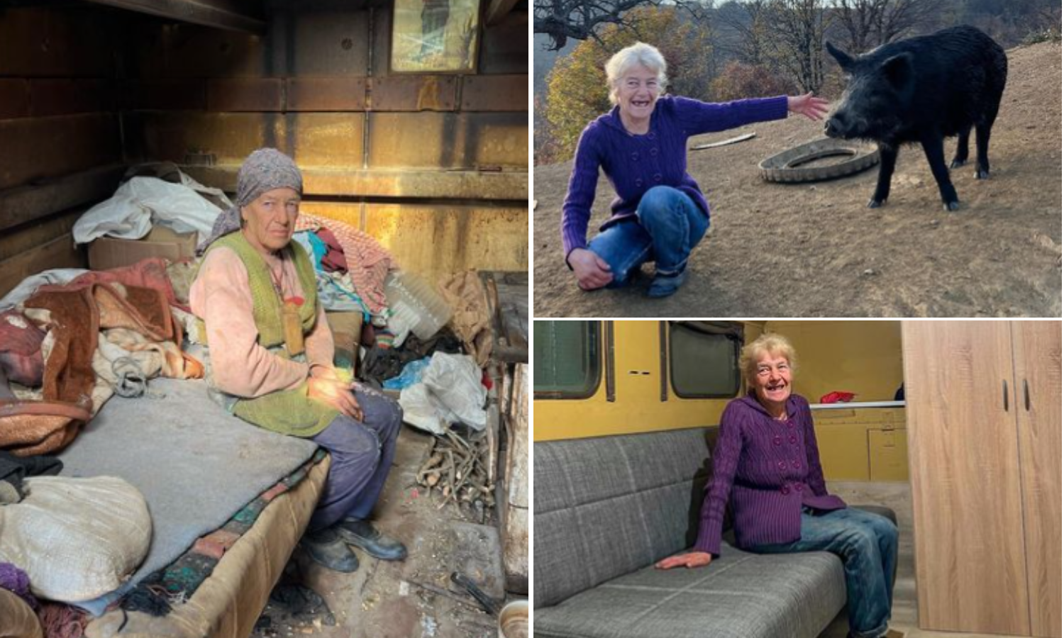 Baka Ljubinka iz Srbije živjela je u raspadnutom kontejneru s miševima. Dobila je  novi dom
