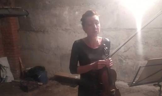 VIDEO Violinistica je u skloništu u Harkivu svirala izbjeglicama