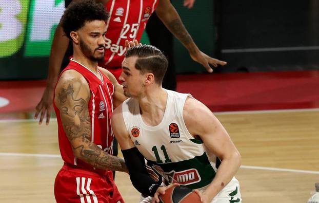 Mvºnchen, 04.03.2021, firo, basketball, EuroLeague, season 2020/2021, FC Bayern Basketball - Panathinaikos Athens,