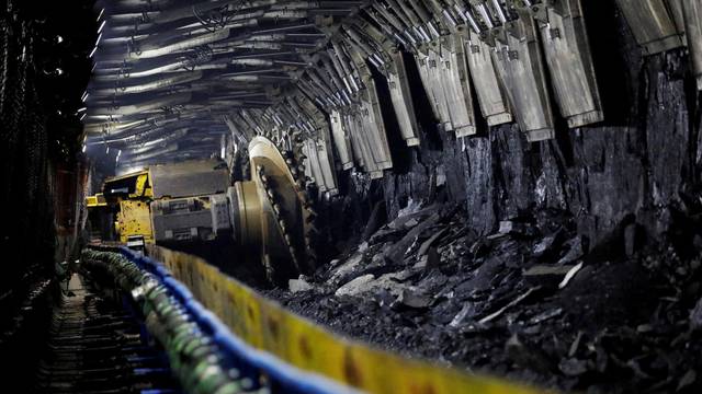 FILE PHOTO: Huawei-organised media tour to coal mines in Shenmu, Yulin city of Shaanxi province, China