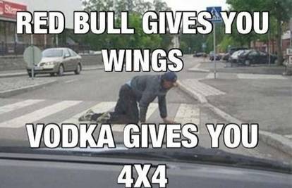 Red Bull daje krila, a vodka pogon na sve četiri