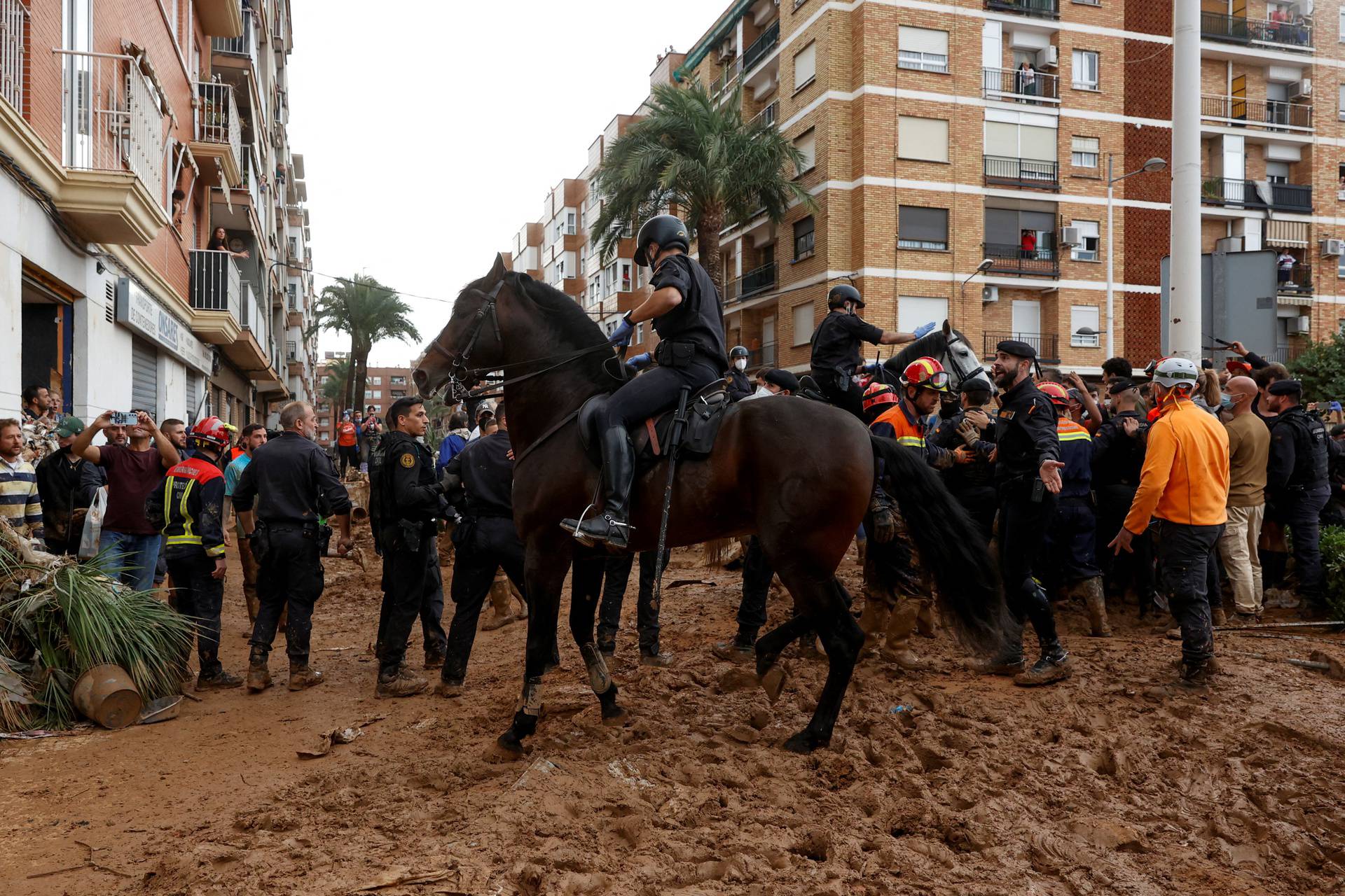 Aftermath of floods in Spain