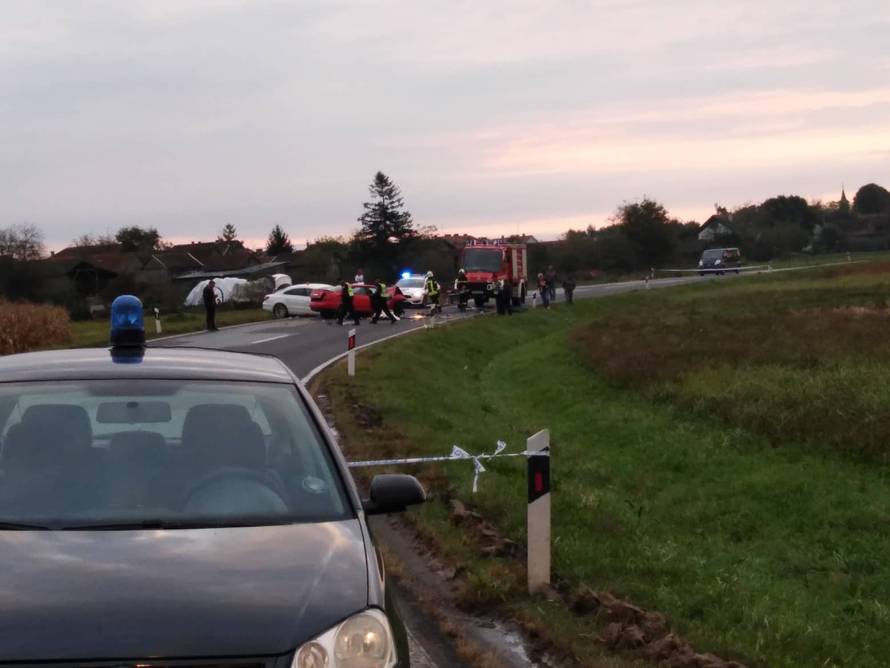 Strašan sudar kod Đurđevca: Dvoje mrtvih, šest ozlijeđenih