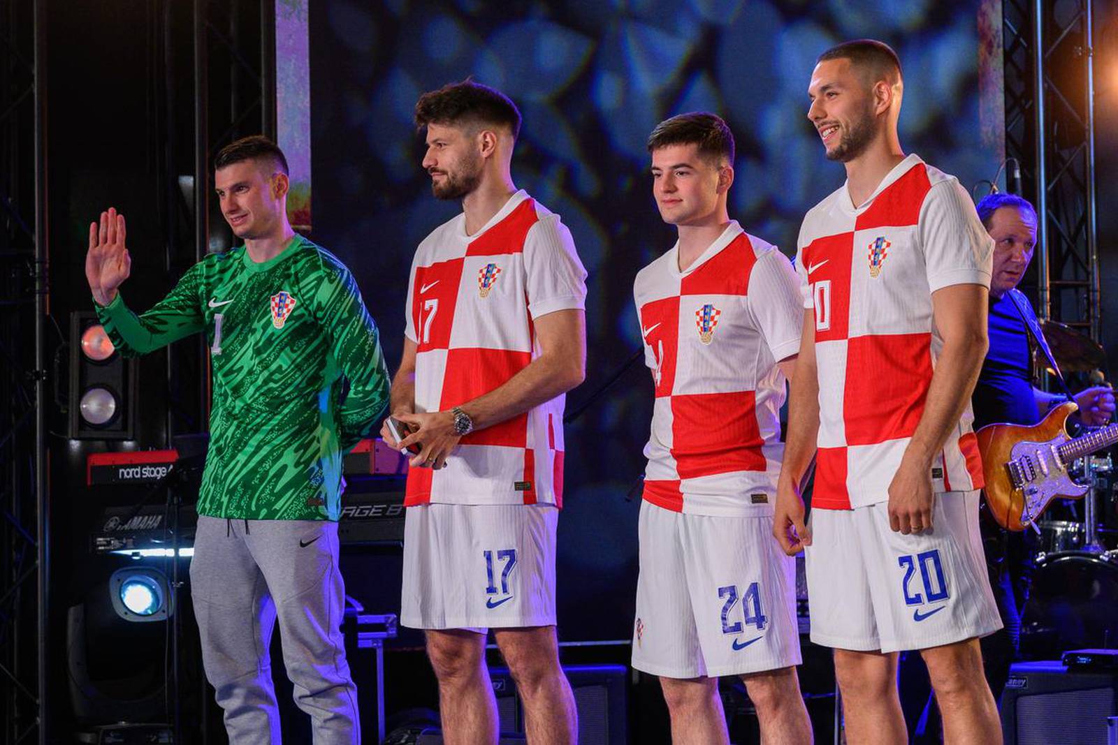Zagreb: Ekskluzivno predstavljanje novih dresova hrvatske nogometne reprezentacije