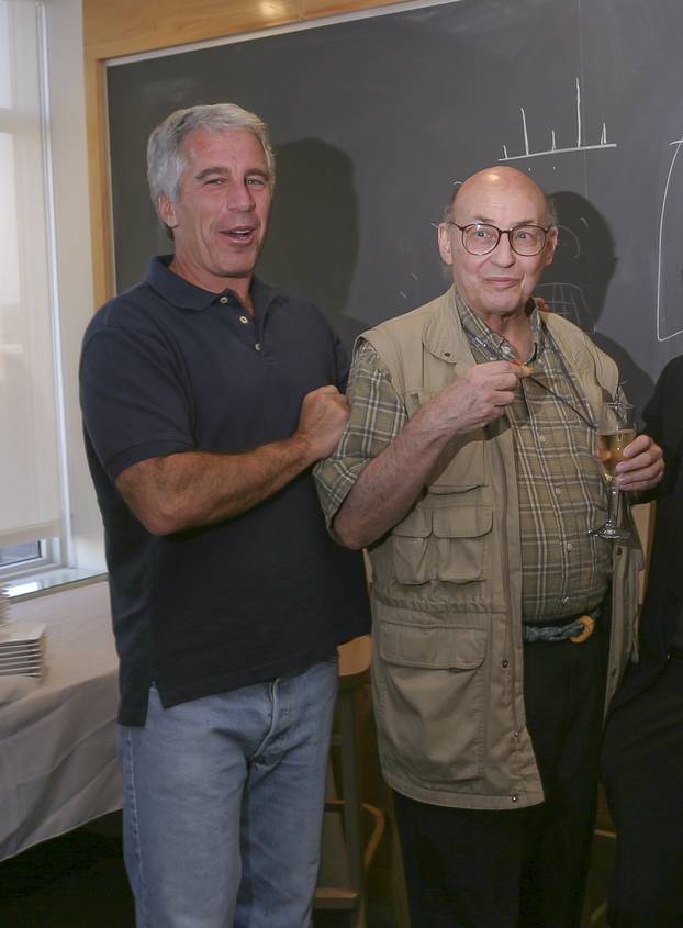 Jeffrey Epstein with MIT scientist Marvin Minsky