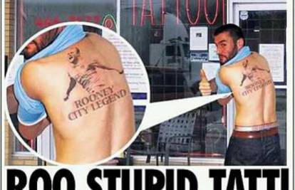 Tetovirao si Waynea Rooneya preko leđa u dresu Man. Cityja