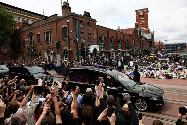 Ozzy Osbourne's funeral cortege travels through Birmingham