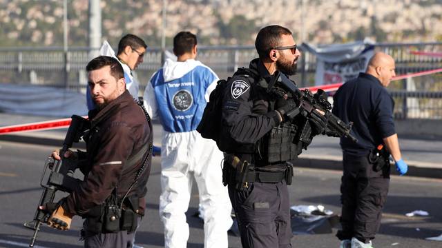 Aftermath of a violent incident in Jerusalem