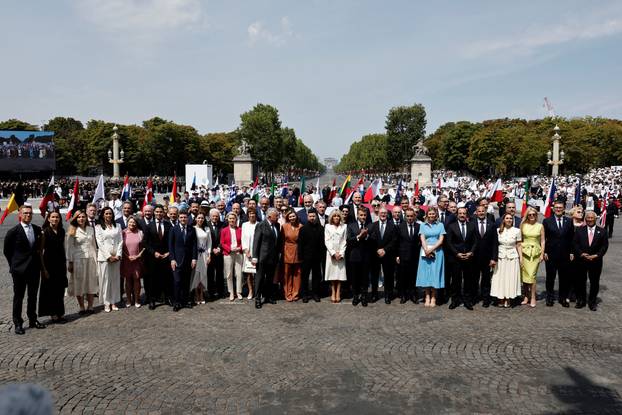 Annual Bastille Day celebrations in Paris
