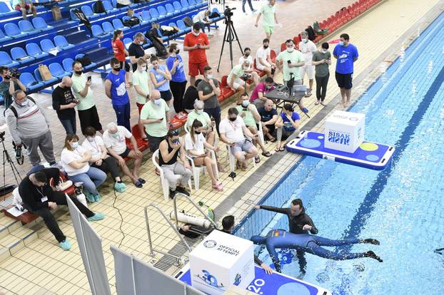 Sisak: Budimir Buda Sobat oborio vlastiti rekord u ronjenju na dah