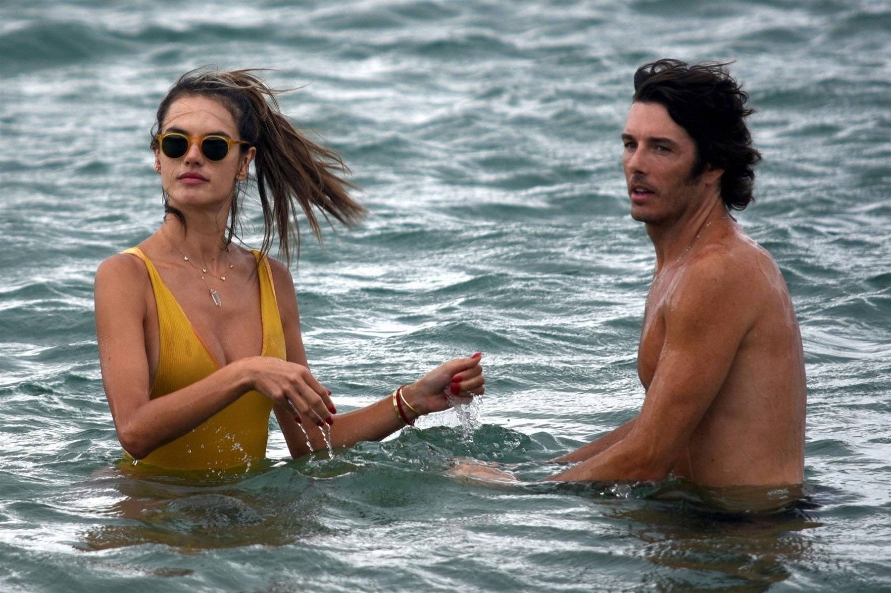 *EXCLUSIVE* Alessandra Ambrosio and Nicolo Oddi can't keep their hands off each other in Brazil