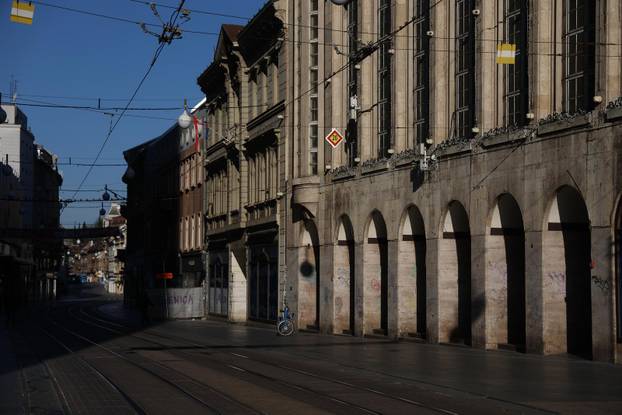 Zagreb: Mirno uskršnje jutro u središtu grada