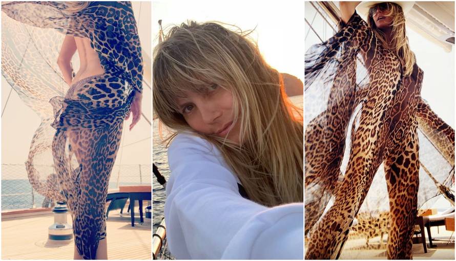 Heidi podijelila 'divlje' fotke s jahte: 'Tako si predivna žena...'