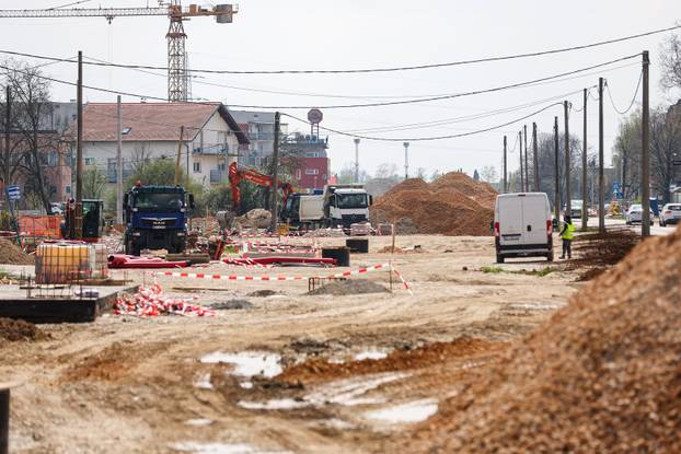 Zagreb: Radovi na Sarajevskoj ulici 