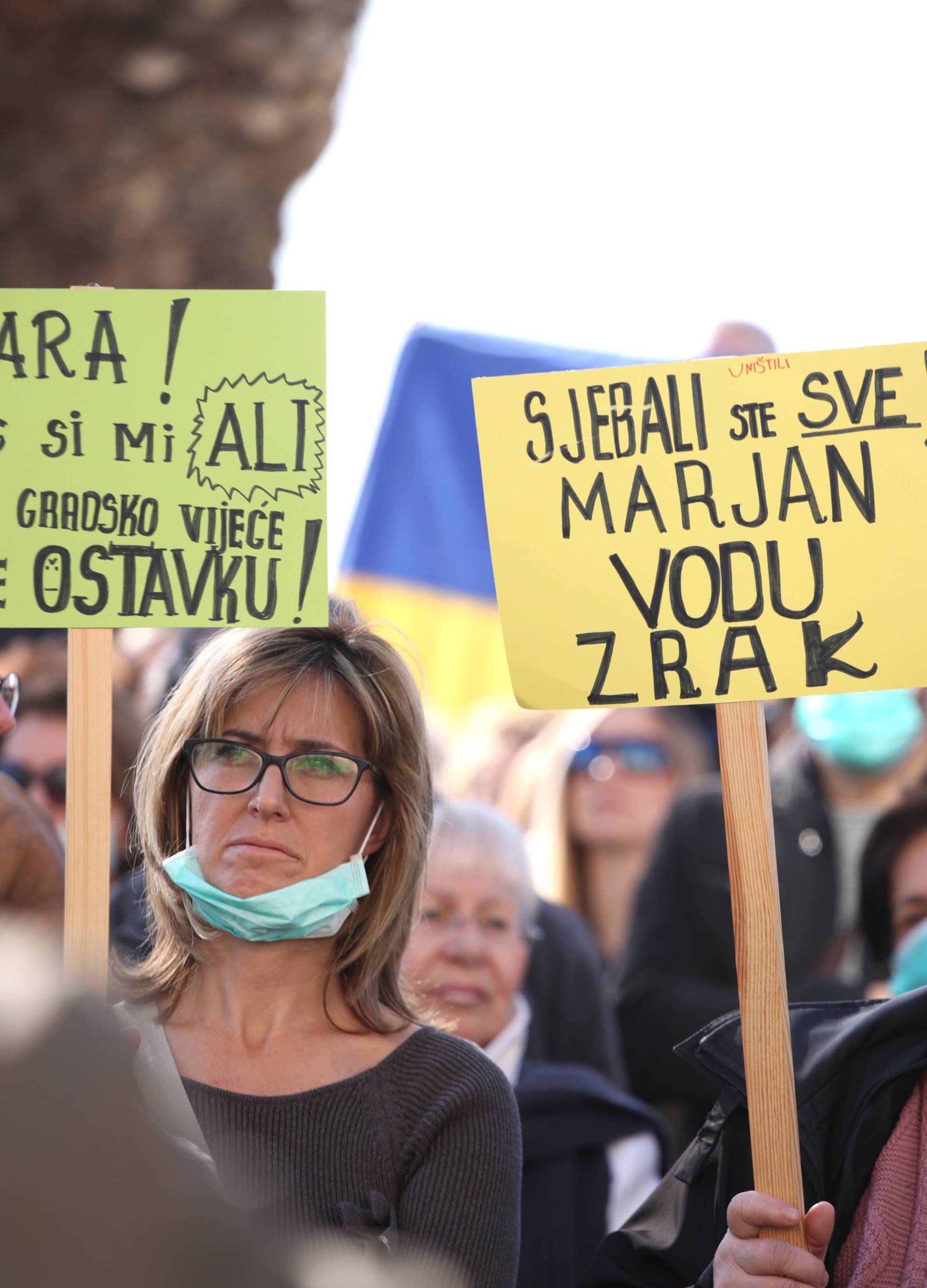 Splićani nose maske: 'Želimo stručnu sanaciju Karepovca'