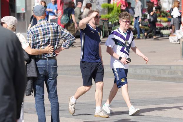 Zagreb: Škotski navijači stižu u grad