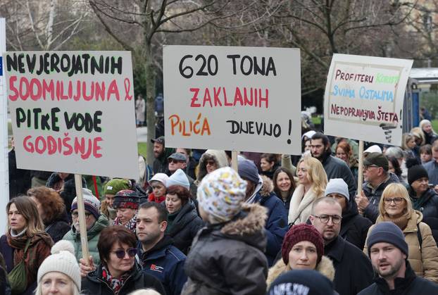 Zagreb: Prosvjed protiv kompleksa industrijskih megafarmi i klaonica peradi u Sisa&ccaron;ko-moslava&ccaron;koj &zcaron;upaniji