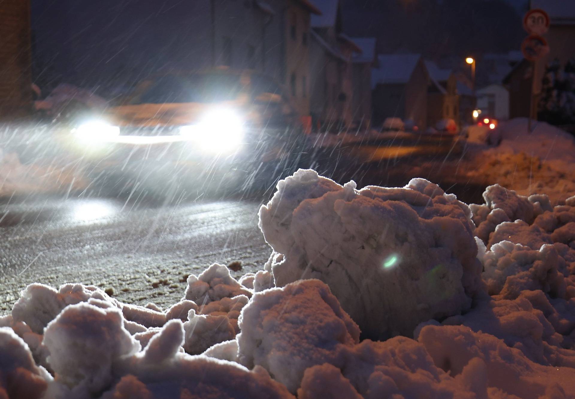 Onset of winter in Germany - Hesse