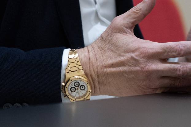 Mostar: Zdravko Mamić pokazao novi zlatni sat Audemars Piguet Royal Oak Chronograph