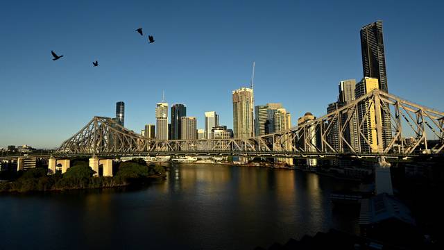 FILE PHOTO: A view of the city skyline of Brisbane