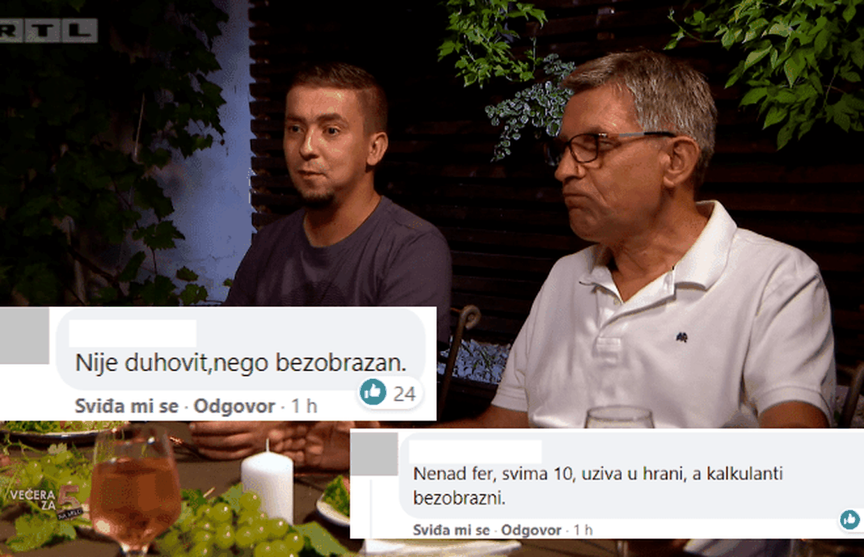 Gledatelji 'Večere za 5' bijesni na Marija: 'Pretjerao je, krajnje neprimjereno ponašanje'
