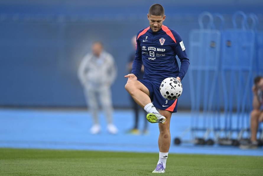 Zagreb: Hrvatski nogometni reprezetativci odradili trening