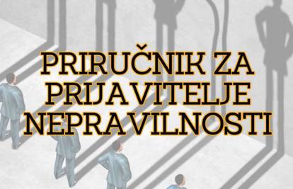 Priručnik i besplatna pravna pomoć za sve 'zviždače': Dosad smo pomogli više od 30 ljudi...