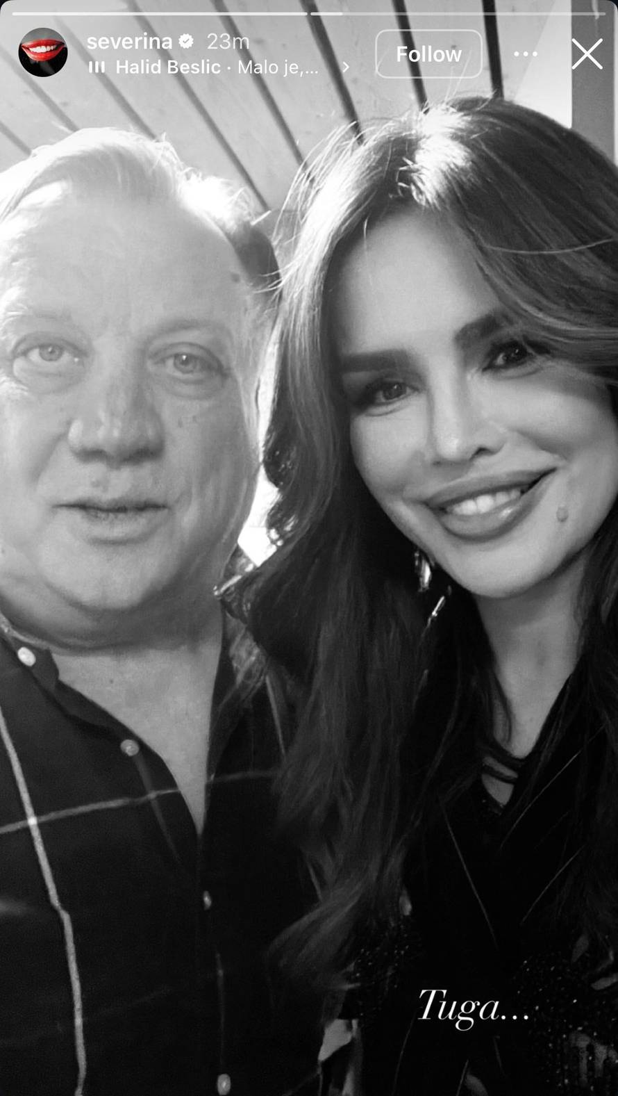 Estrada se i dalje oprašta od Halida Bešlića, a Severina je to učinila vrlo jednostavno...